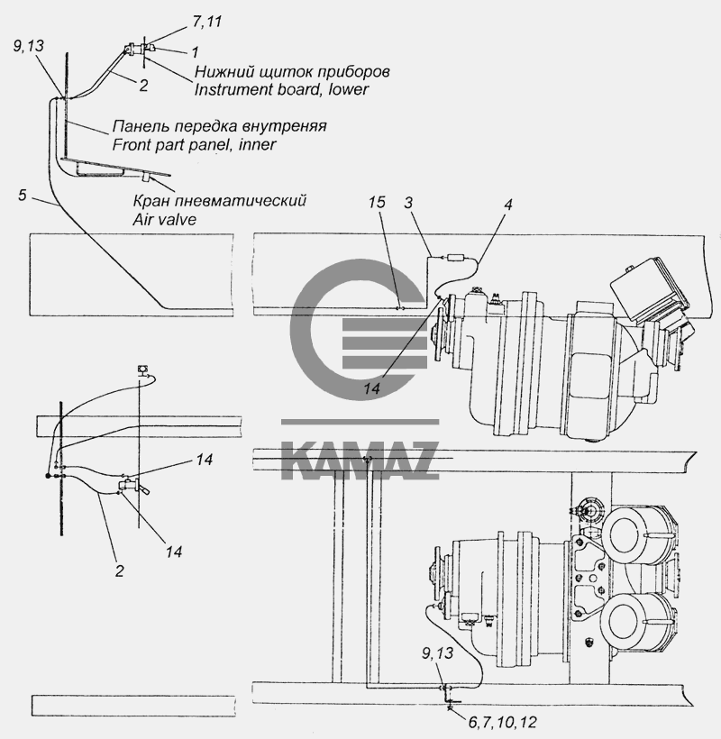 Блокировка камаз 6520